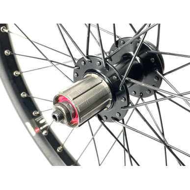 Rear wheel Mach1 Trucky 30 - 24" - Velox MTB XC Disc SBT K7 9/10/11V - Quick release
