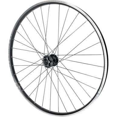 Front wheel Mach1 Combo+ Black / M670 - 27.5" - Shimano QB400 - Quick release