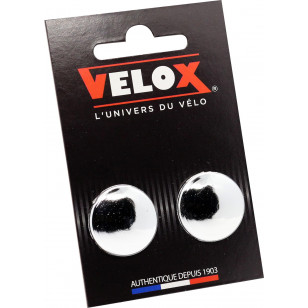 Stuurdopjes Velox - Verchroomd (paar)