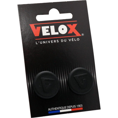 Handlebar end caps Velox - Black (pair)