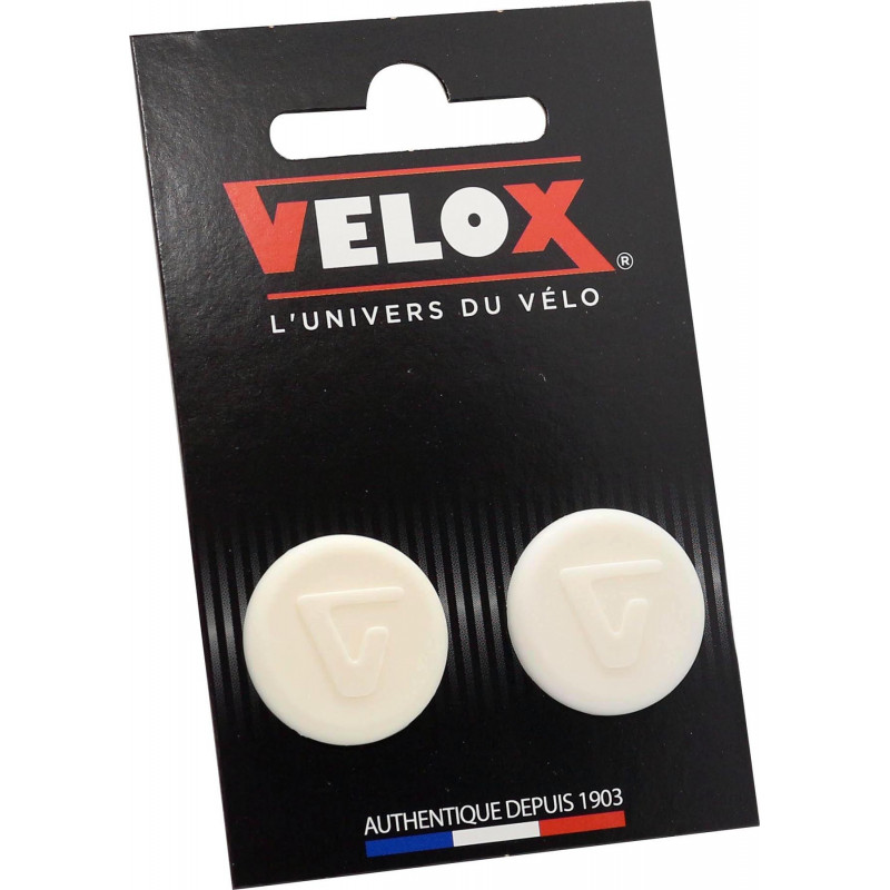 Embouts de guidon Velox - Blanc (La paire) Velox V027 Guidoline®