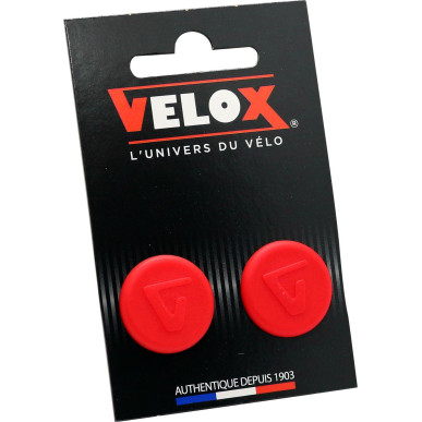 Tapones de manillar Velox - Rojo (par)