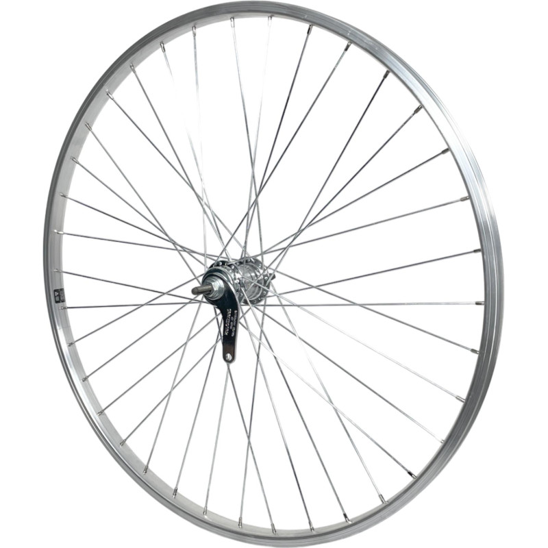 Rear wheel Mach1 M110 Silver - 27.5" (650B) - Velosteel Coaster brake 18T - Nuts Rear wheel Mach1 M110 Silver - 27.5" (650B) - Velosteel Coaster brake 18T - Nuts