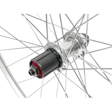 Rear wheel Mach1 M260 Black - 28" - Velox Urban K7 9/10/11V - Quick release