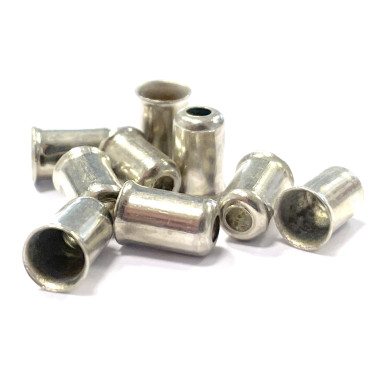 Nickel-plated housing ferrules SP / SIS ø4.5mm / ø5mm (bag of 200)