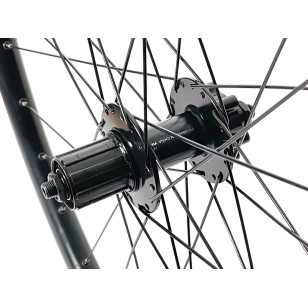 Rear wheel Mach1 Combo+ Black / M670 - 27.5" - Shimano QB400 K7 9/10/11V - Quick release