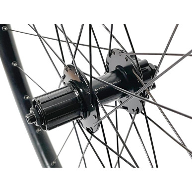Rear wheel Mach1 Combo+ Black / M670 - 29" - Shimano QB400 K7 9/10/11V - Quick release