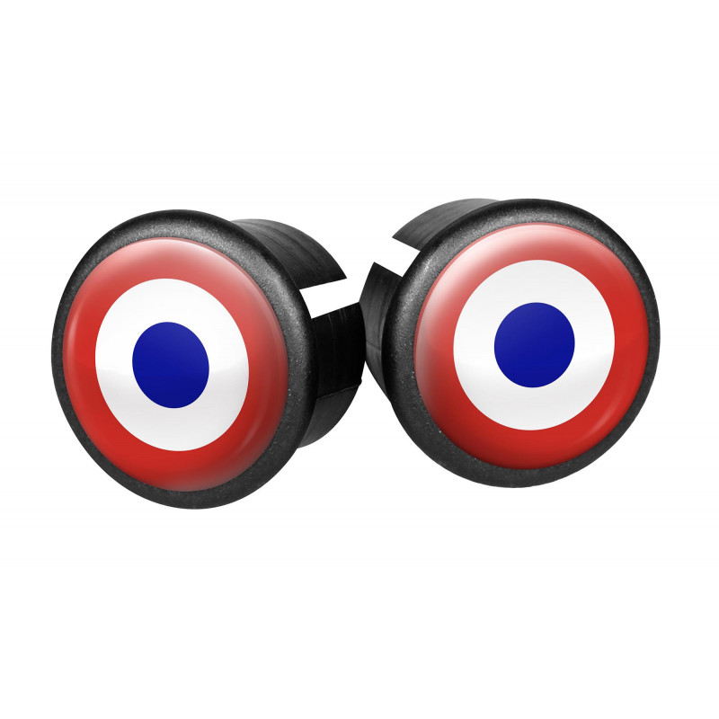Handlebar end caps Velox - Roundel (pair)