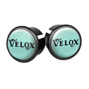 Embouts de guidon Velox - Vert Bianchi (La paire) Velox V027K-VEL01 Guidoline®