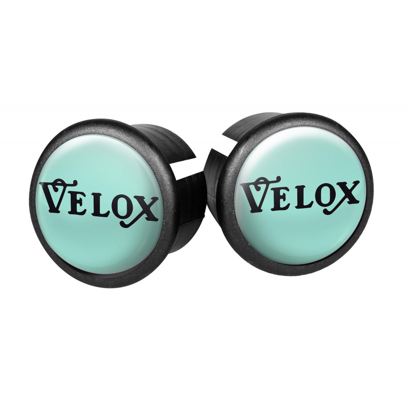 Handlebar end caps Velox - Sky Green (pair) Handlebar end caps Velox - Sky Green (pair)