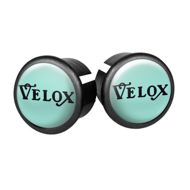 Handlebar end caps Velox - Sky Green (pair)