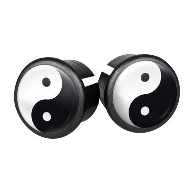 Handlebar end caps Velox - Yin & Yang (pair)