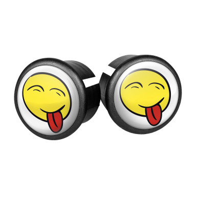 Handlebar end caps Velox - Tongue Out (pair)