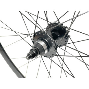 Rear wheel Mach1 550 Blue - Velox Track Flip/Flop - Nuts