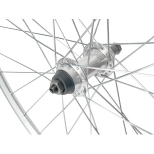 Rear wheel Mach1 M110 Silver - 28" - Velox Urban RL 5/6/7V - Quick release