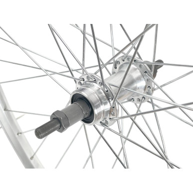 Rear wheel Mach1 M110 Silver - 27.5" - Velox Urban RL 1V - Nuts