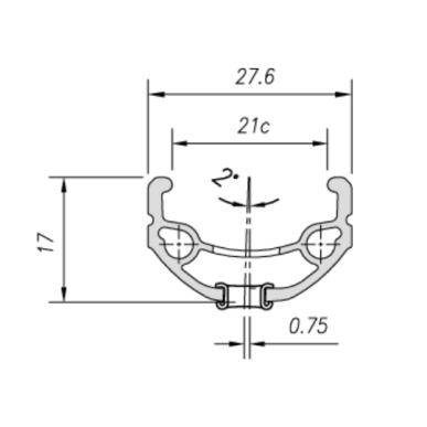 Rim Mach1 M670 (non-CNC) 20"