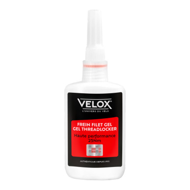 Velox high-strength red gel threadlocker 25 N·m, 50 ml bottle