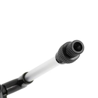 Flexible hose of the Velox MTB puncture repair spray 125 ml, plastic head for Schrader valves